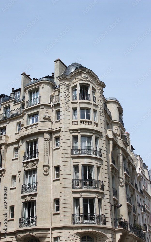 Immeuble du quartier d'Auteuil à Paris