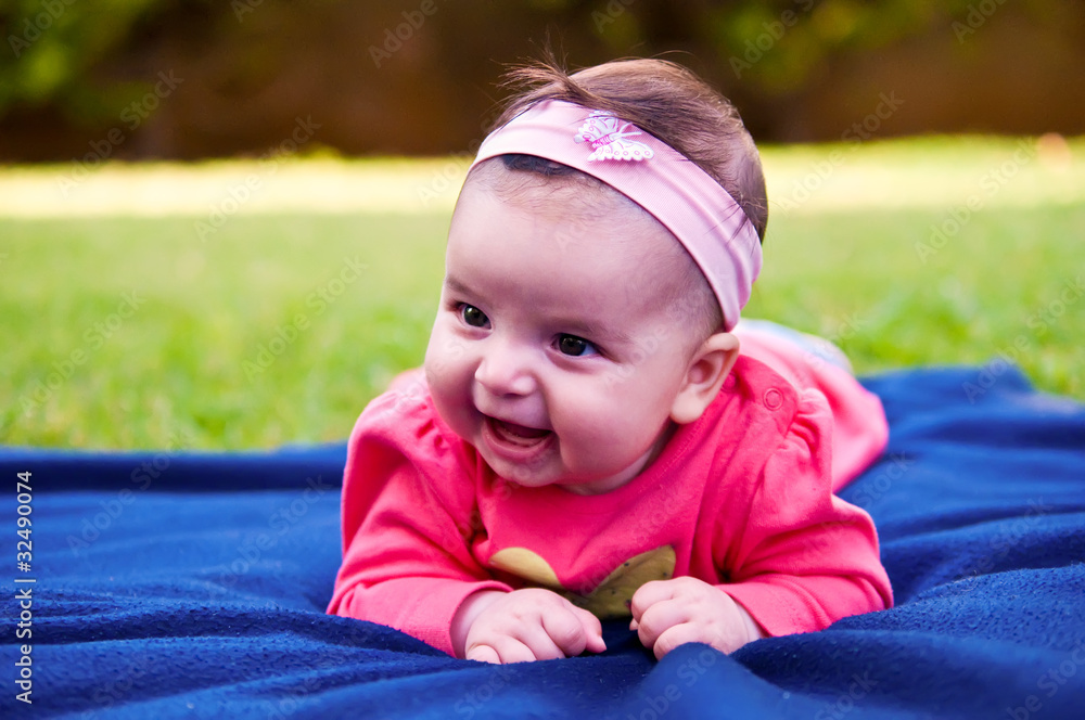 Cute little baby girl ,