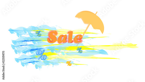 Summer sale  illustration