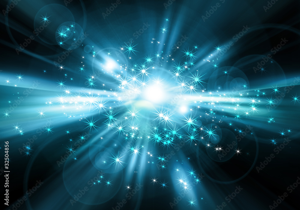 Fototapeta premium Abstract blue background