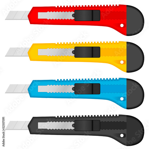 Open cutter knife