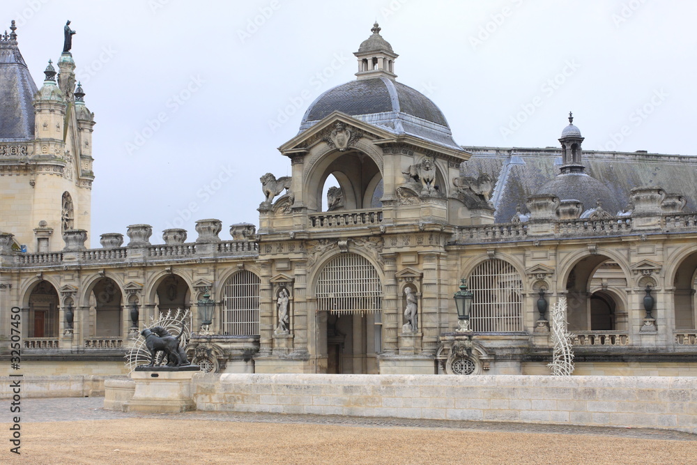 Obraz premium Castle of chantilly france