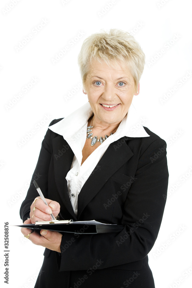 Portrait of a smiling business woman Portrait of a smiling business woman