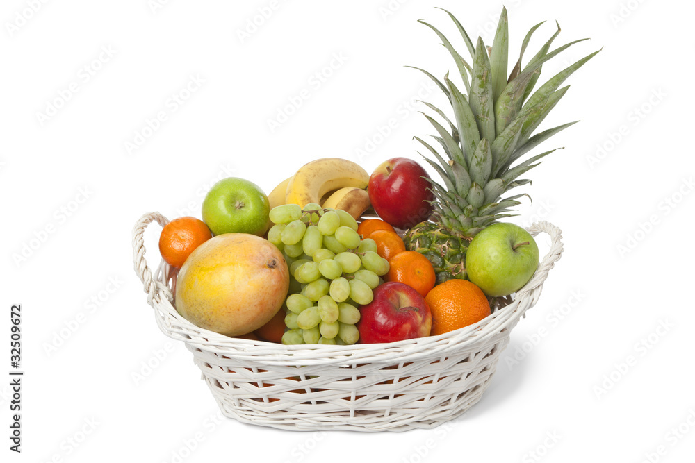 Assorted fruit basket