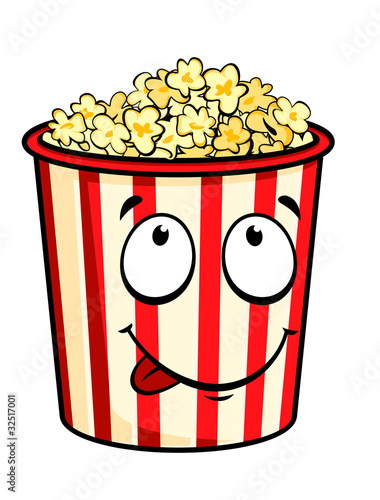 Cartoon popcorn