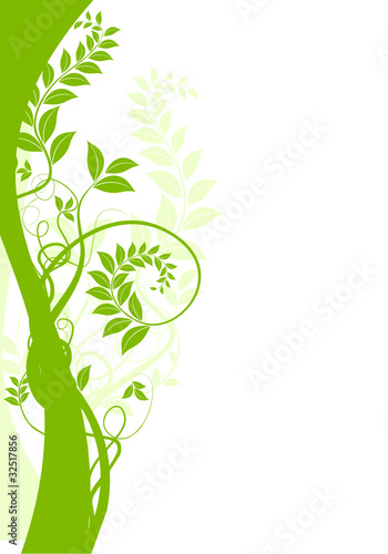 liane vecteur vert, floral design vectoriel - vector art