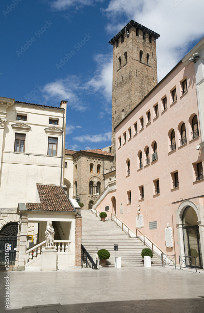 Padua, Italy: Town hall courtyard in Palazzo Moroni