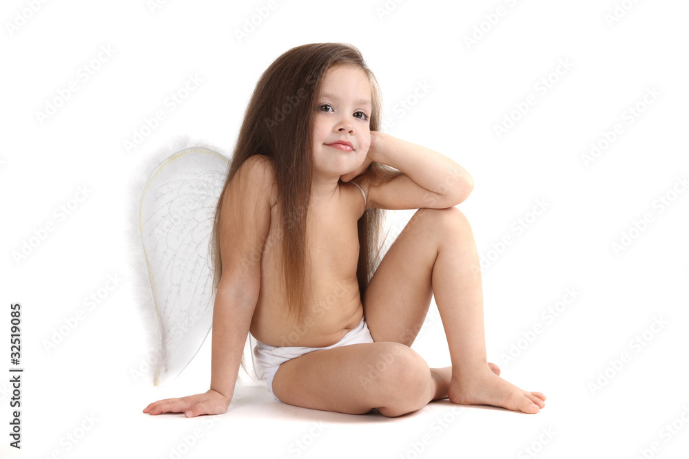 Obraz premium four-year girl