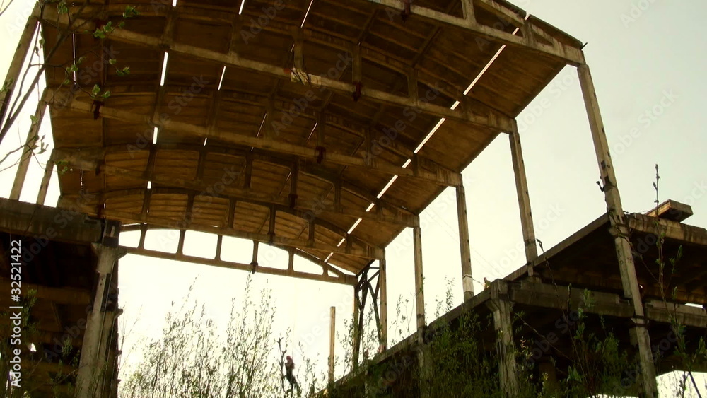 Jumping from a height, jumps with a cord Jumping from a height, jumps with a cord