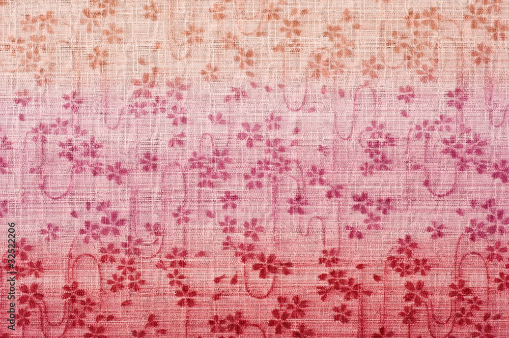 Obraz premium 和柄の布地のアップ