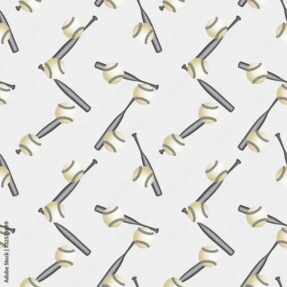 baseball seamless pattern