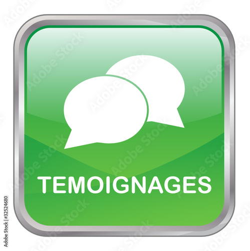 Bouton Web TEMOIGNAGES (avis utilisateurs clients opinions vote)