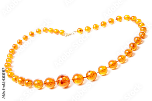 Necklace bijouterie plastic beads | Isolated