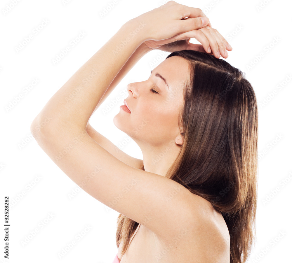 Fototapeta premium Young beautiful woman