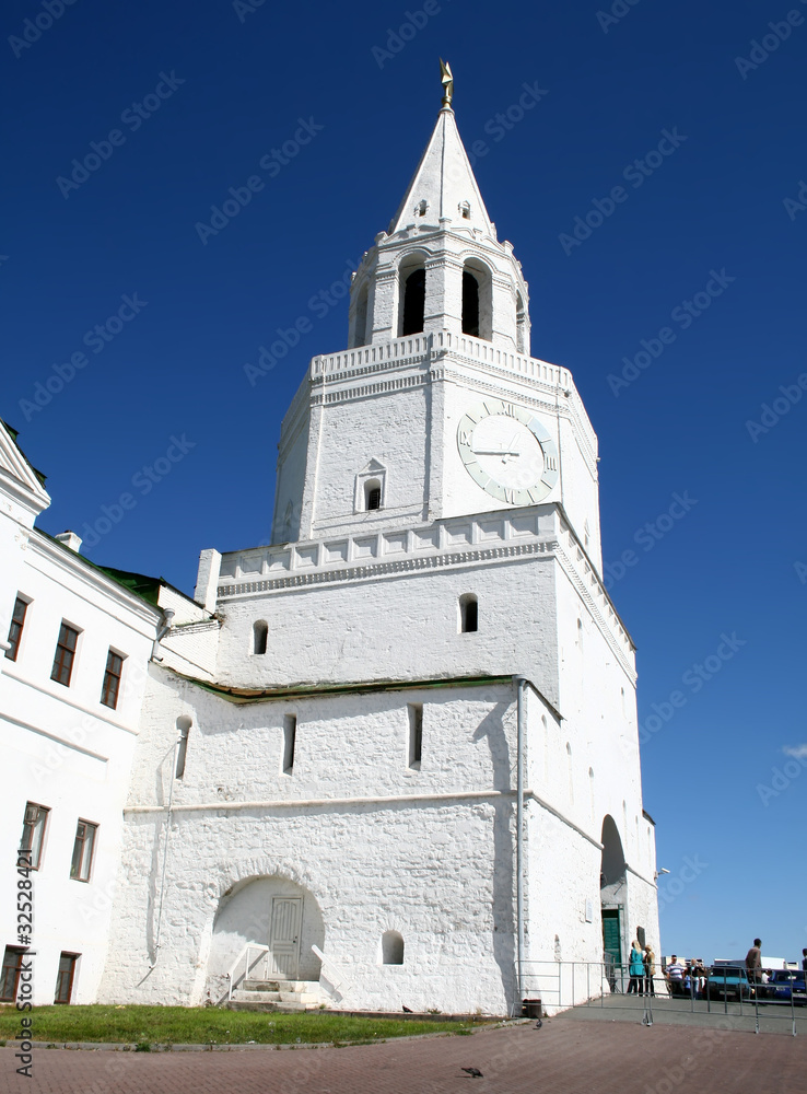 Spasskaya (Saviour) Tower of Kazan Kremlin, Russia