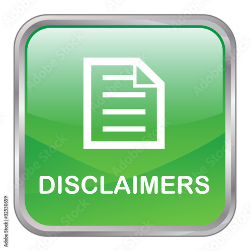 DISCLAIMERS Web Button (terms and conditions legal information)