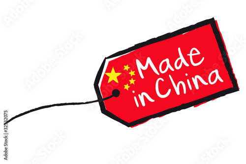 Etiquette "Made in China'