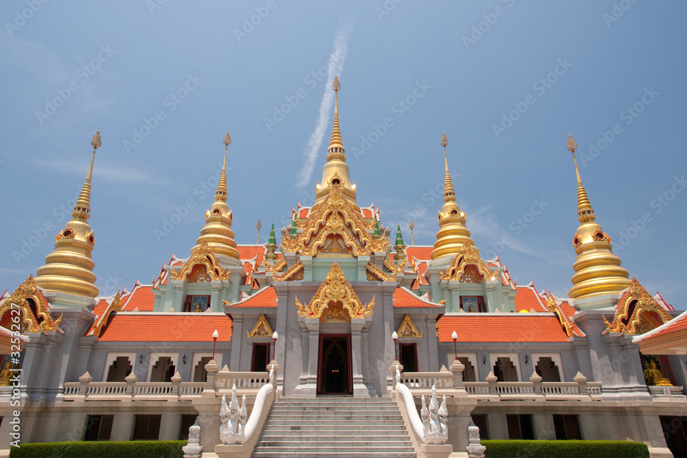Temple and pagoda, Thailand