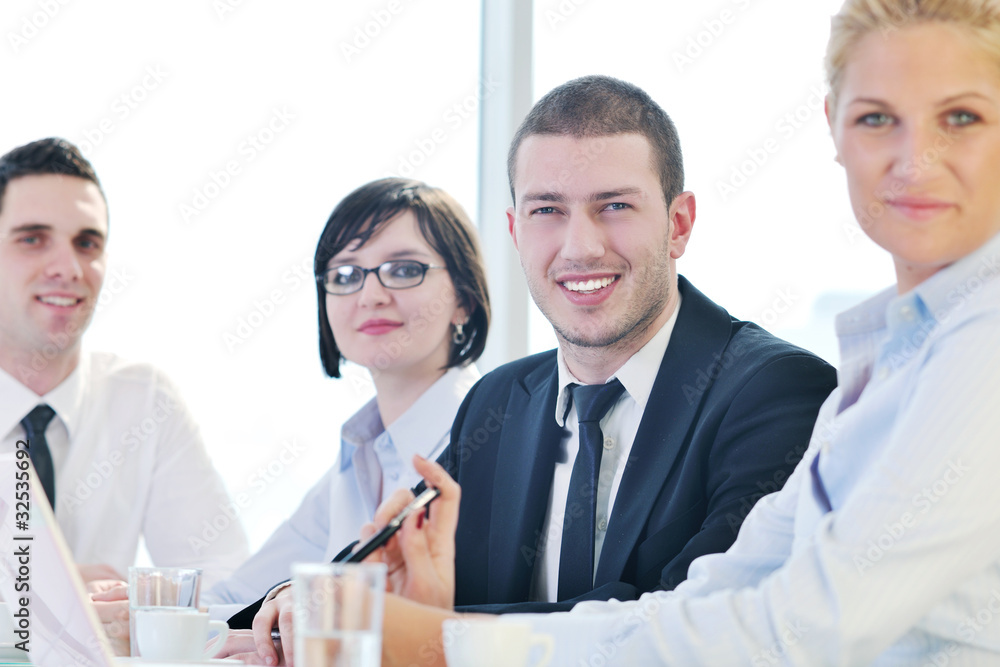 group of business people at meeting group of business people at meeting