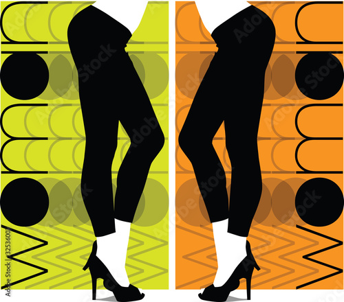 Sexy pants illustration