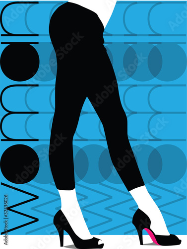Sexy pants illustration