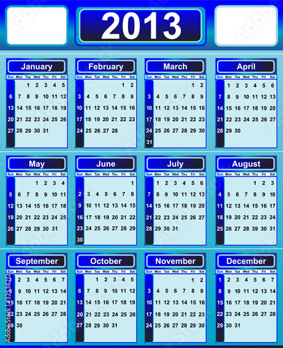 Calendar 2013