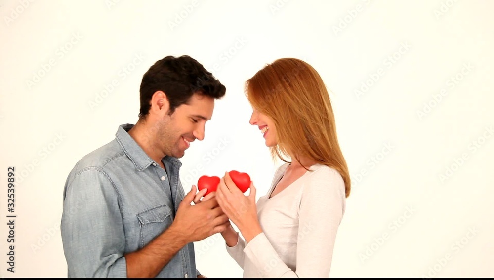 Loving couple on Valentine's day Loving couple on Valentine's day