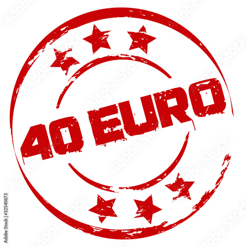 Stempel: 40 Euro