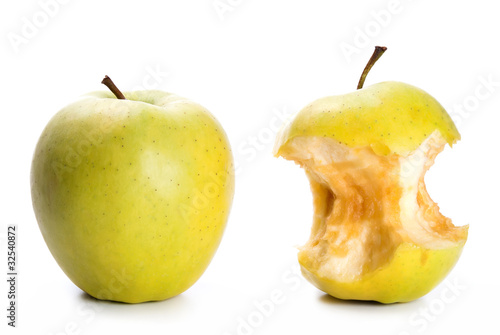 Apfel und Apfelgriebsch photo
