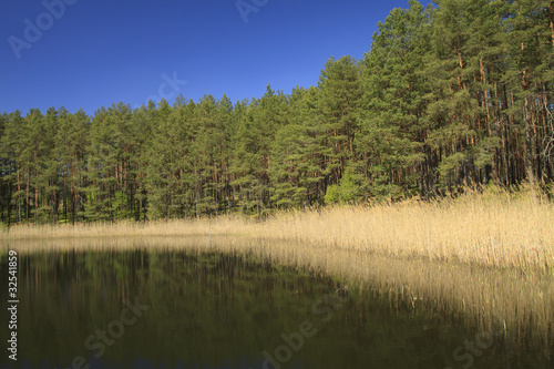 Kashubian lake landscape