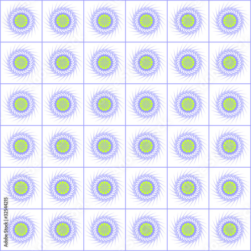 lilac and green pinwheels