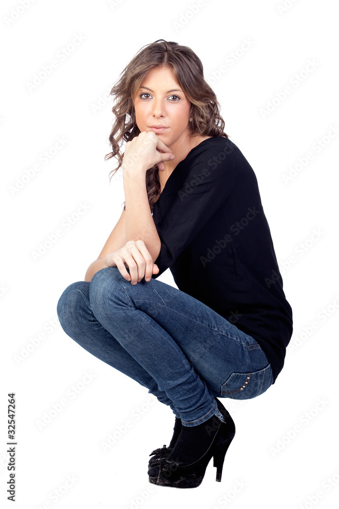 Attractive model girl Attractive model girl