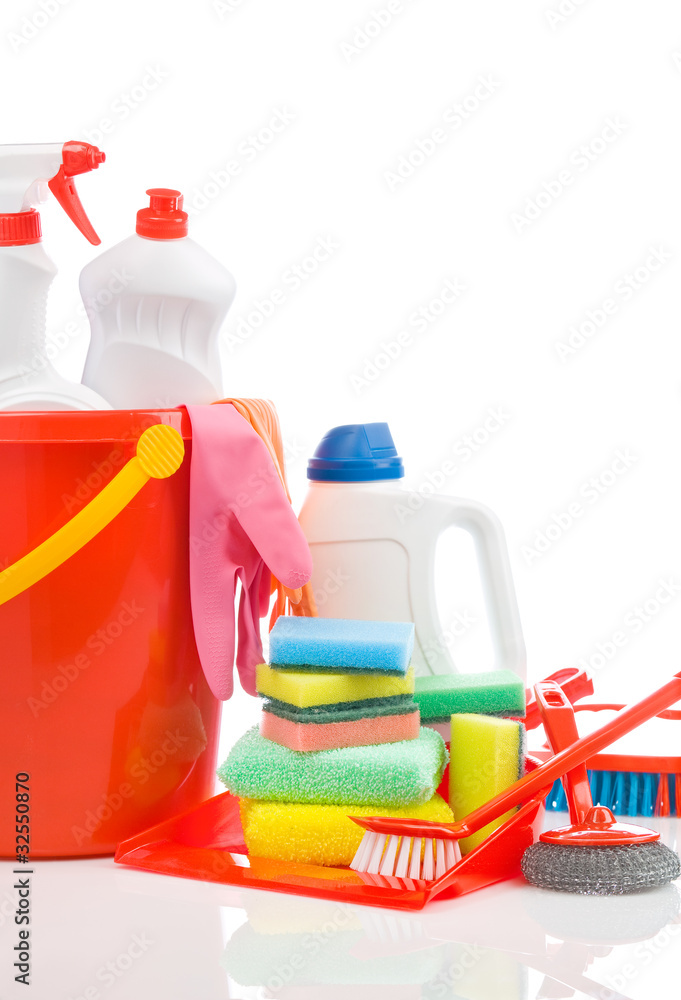 big set of cleaning items with copyspace big set of cleaning items with copyspace