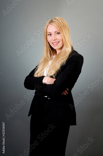 Young business woman photo
