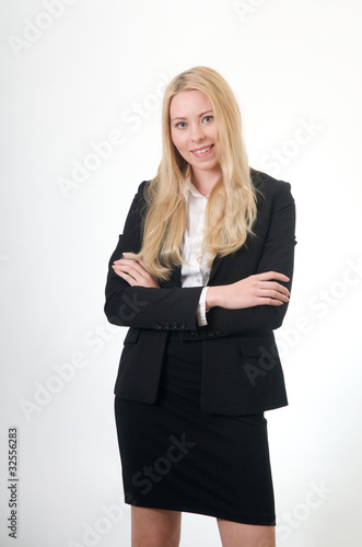 Business woman arms crossed