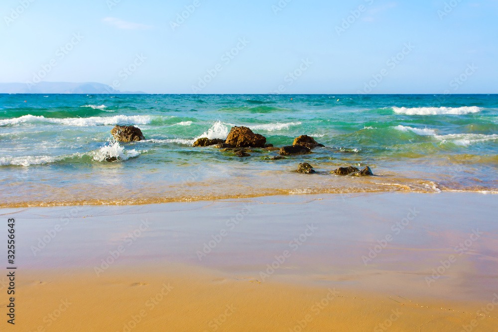 Fototapeta premium Seascape, Greek, the Crete