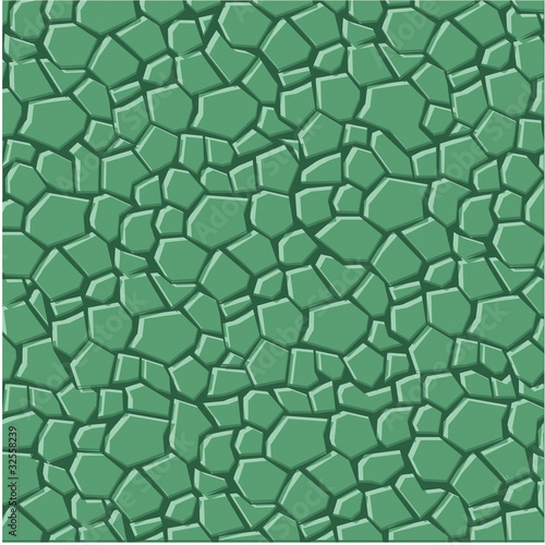 GREEN STONE WALL BACKGROUND (texture, Seamless pattern)