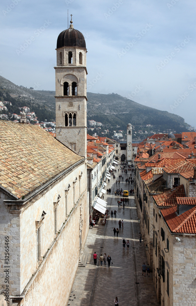 Stradun street, Dubrovnik, Croatia