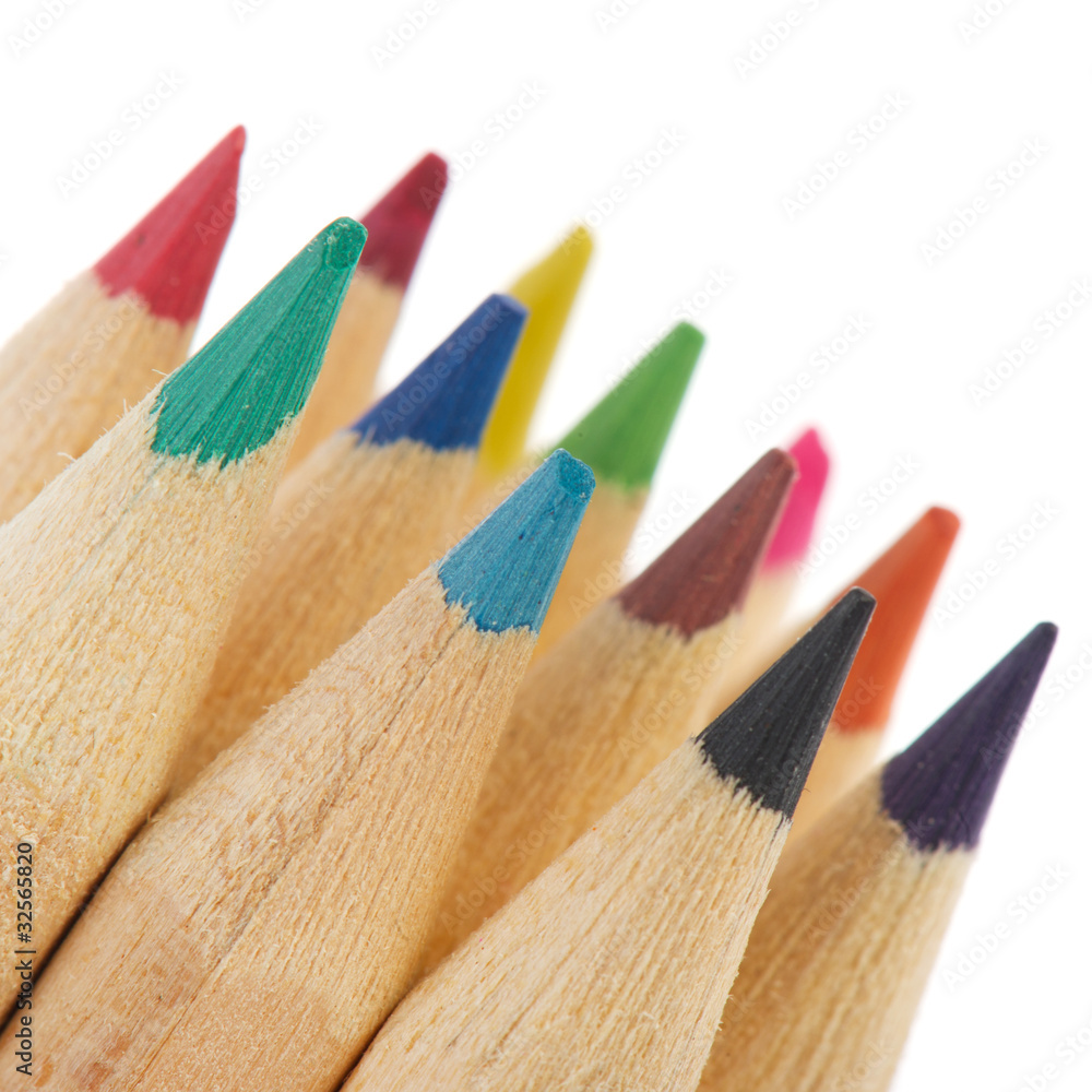 Obraz premium Wooden color pencils