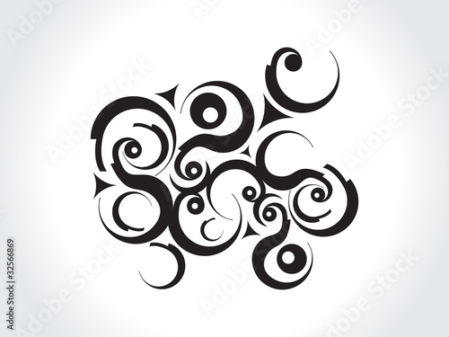 abstract tribal element design
