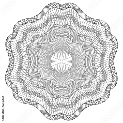 Guilloche - Rosette, Symbol, Rosetta, Sicherheit, Muster