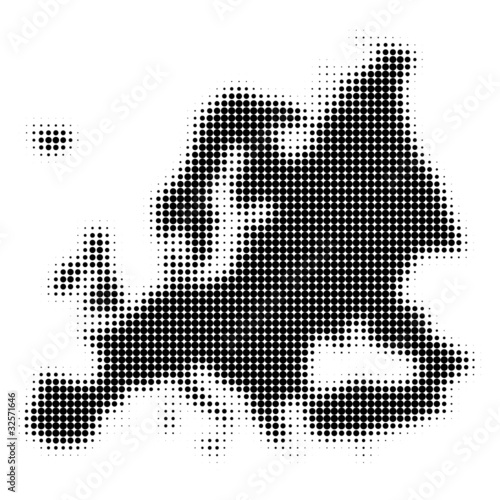 dotted landkarte europa I
