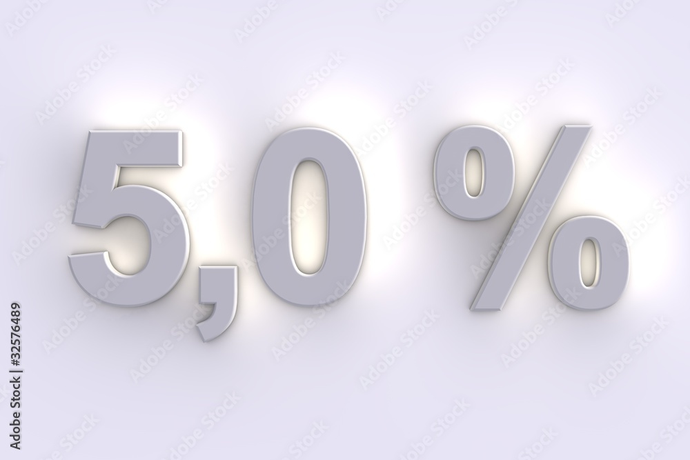 5,0 % 5,0 %