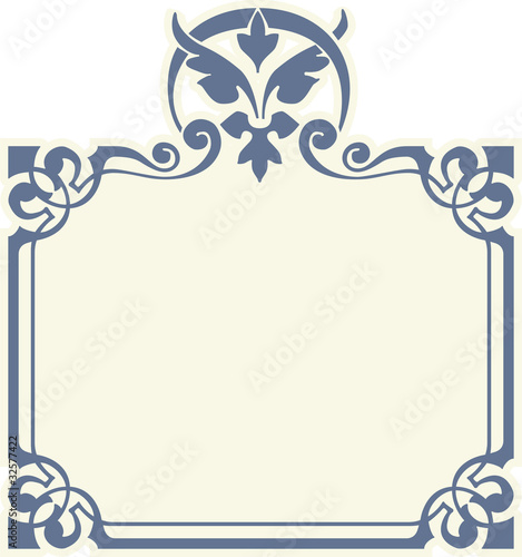 Vintage ornate frame