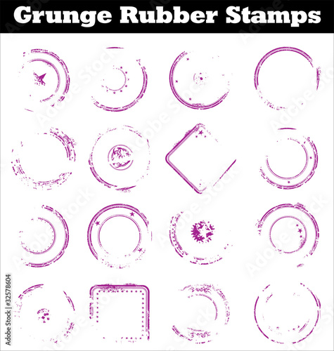 Grunge Rubber Stamps