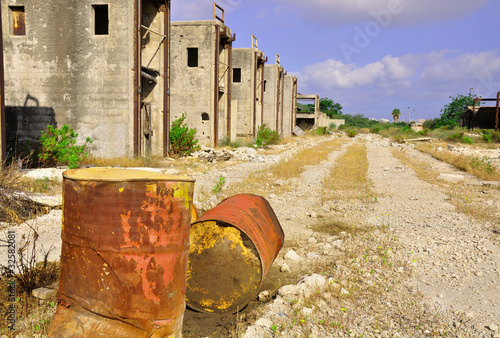 Fotografie Abandoned industrial zone.