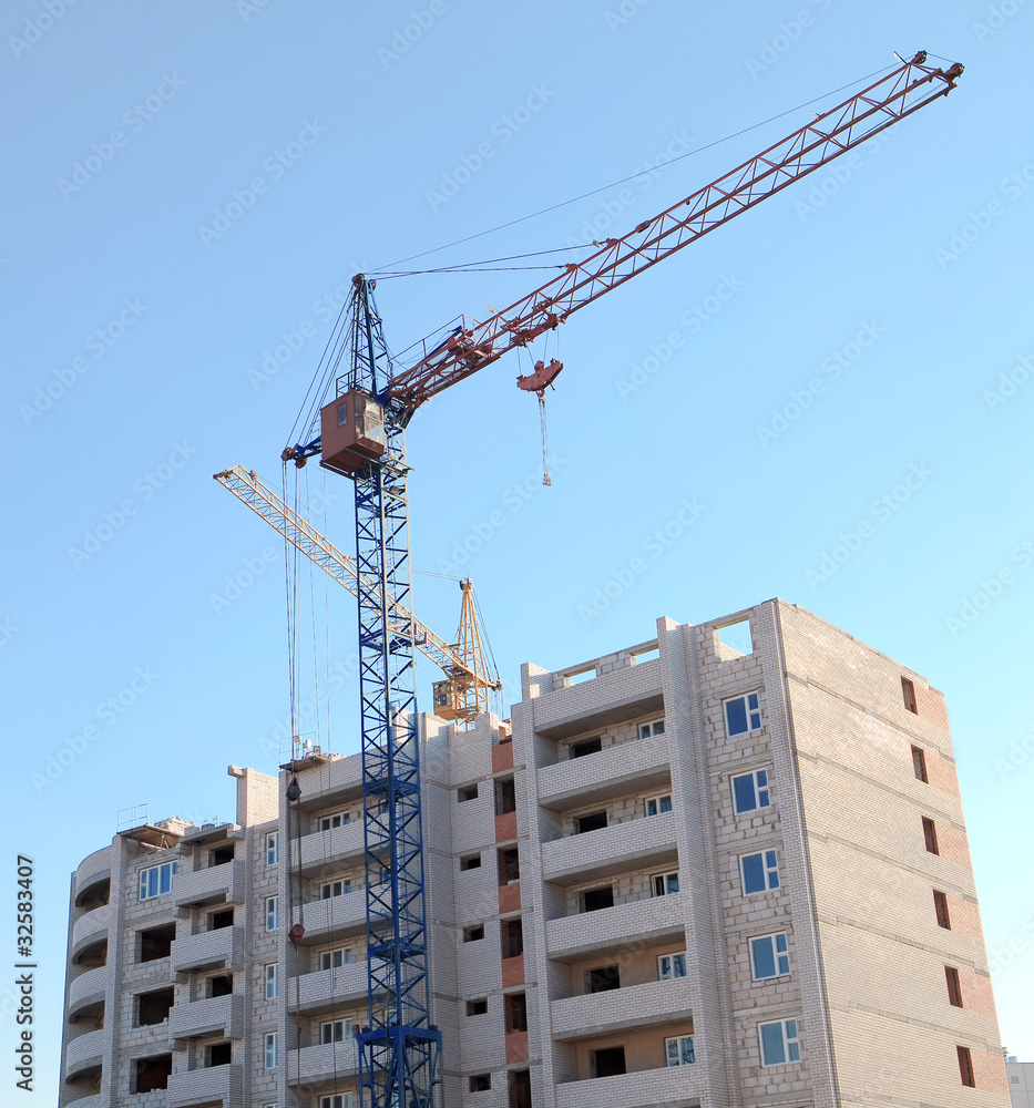 The building crane The building crane