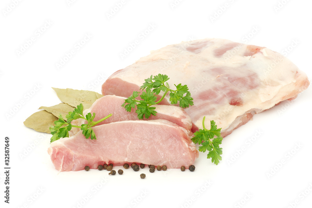 meat with parsley