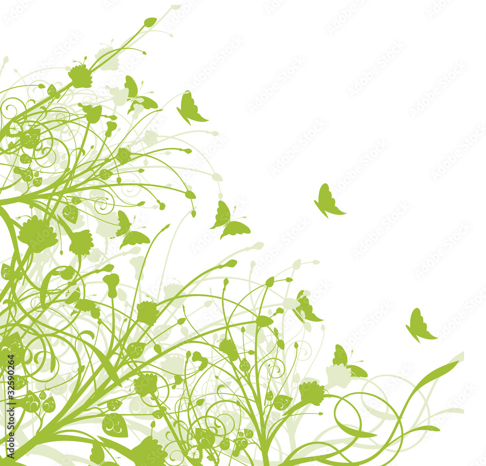 Abstract flower design Abstract flower design