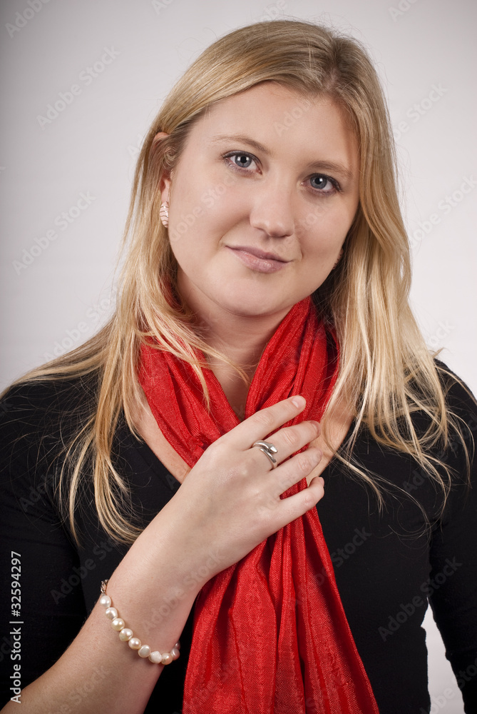 Beautiful young blonde woman Beautiful young blonde woman